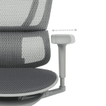 Ергономичен стол ERGOHUMAN IOO ULTRA - сива рамка - сив