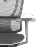 Ергономичен стол ERGOHUMAN IOO ULTRA - сива рамка - сив