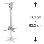 Стойка за монтаж на проектор на таван HAMA 108785, 8кг, Сребрист