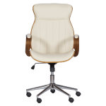 Президентски офис стол Carmen 6402 - орех-крем