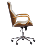 Президентски офис стол Carmen 6402 - орех-крем