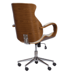 Президентски офис стол Carmen 6402 - орех-крем