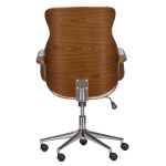 Президентски офис стол Carmen 6402 - орех-крем