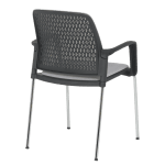 Посетителски стол Carmen 1138 CH - светлосив