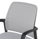 Посетителски стол Carmen 1138 CH - светлосив