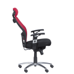 Ергономичен стол Carmen 7520 - черен - червен