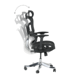 Ергономичен стол Carmen 7902 - черен