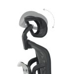 Ергономичен стол Carmen 7902 - черен