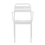 Метален градински стол Carmen Zamfira - Бял