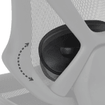 Ергономичен стол CAEN - черен