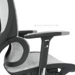 Ергономичен стол DELTA - бял