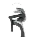 Ергономичен стол DELTA - бял