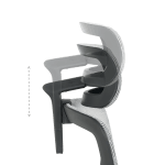 Ергономичен стол DELTA - бял