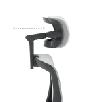 Ергономичен стол DELTA - бял