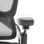 Ергономичен стол DOLE - черен