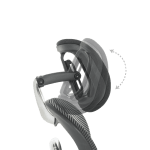 Ергономичен стол DOLE - черен