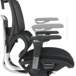 Ергономичен стол GANDER - черен