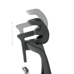 Ергономичен стол GANDER - черен