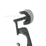 Ергономичен стол GANDER - черен