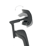 Ергономичен стол GANDER - черен