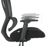 Ергономичен стол GAP - черен