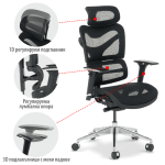 Ергономичен стол JASPER - черен