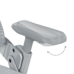 Ергономичен стол LYON - сив