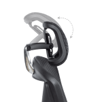 Ергономичен стол MANA - черен