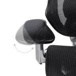 Ергономичен стол MANA - черен