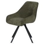 Трапезен стол Carmen Marsala - маслено зелен