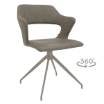 Трапезен стол Carmen Rapla 1 - Сив 108