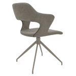 Трапезен стол Carmen Rapla 1 - Сив 108