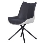 Трапезен стол Carmen Halton - Сив DX 0314