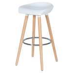 Бар стол Carmen Eridu - Бял