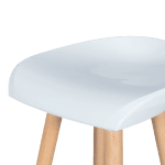 Бар стол Carmen Eridu - Бял