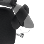 Ергономичен стол VAUD - черен