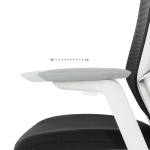 Ергономичен стол VAUD W - черен