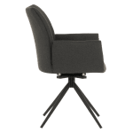 Трапезен стол Carmen Como - Тъмносив