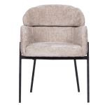 Трапезен стол Carmen Crotone - Светлобежов