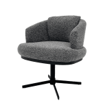 Трапезен стол Carmen Rapina - Черен 460