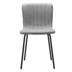 Трапезен стол Carmen Clun - Светлосив