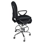 Висок работен стол Carmen 7551-2 - Черен