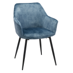 Трапезен стол Carmen Topton - Син MJ 1