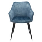 Трапезен стол Carmen Topton - Син MJ 1