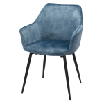 Трапезен стол Carmen Topton - Син MJ 1