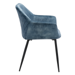 Трапезен стол Carmen Topton - Син MJ 1