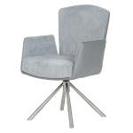 Трапезен стол Carmen Sindi - Светлосив