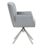 Трапезен стол Carmen Sindi - Светлосив