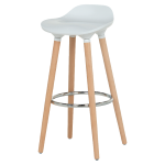 Бар стол Carmen Larsa - Бял