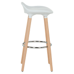 Бар стол Carmen Larsa - Бял